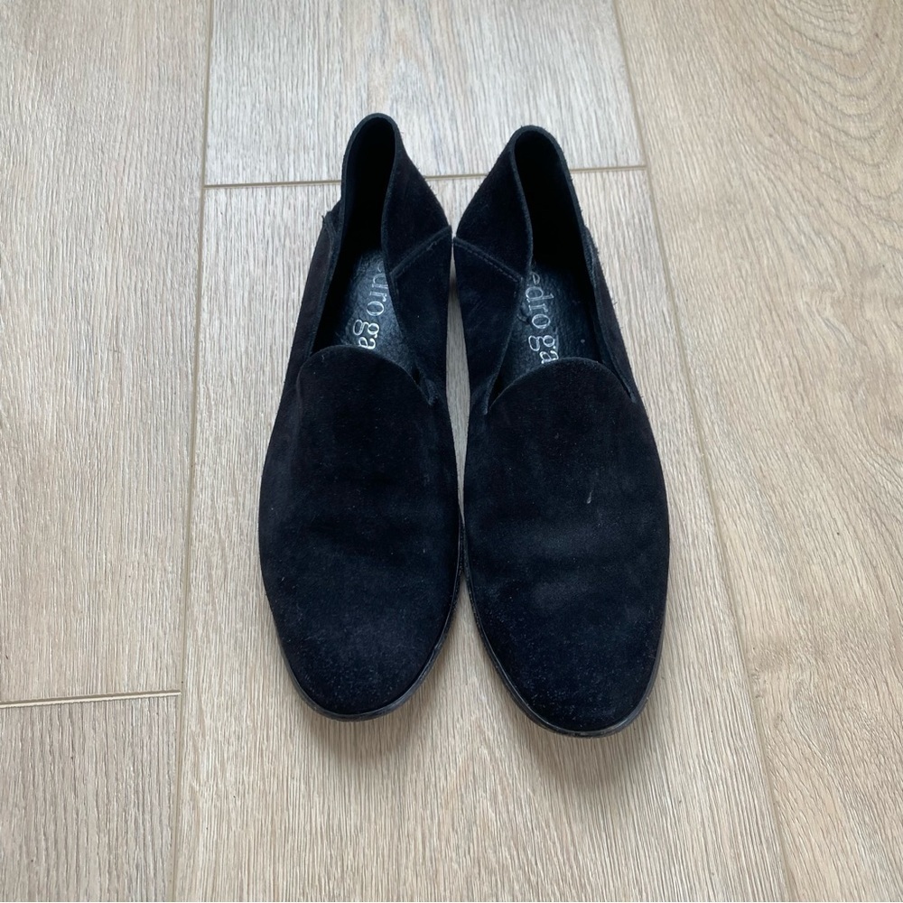 Pedro Garcia Yeira Women's Loafers Black Suede 37.5